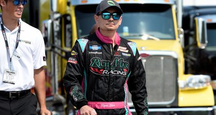 ELKHART LAKE, WISCONSIN - JULY 03: Ryan Ellis, driver of the #78 Rich Mar Florist Toyota, walks the grid  during the NASCAR Xfinity Series Henry 180 at Road America on July 03, 2021 in Elkhart Lake, Wisconsin. (Photo by Logan Riely/Getty Images) | Getty Images