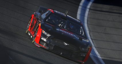 B.J. McLeod’s 2021 #78 Next Gen test scheme Ford paint scheme.