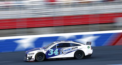 Michael McDowell’s 2021 #34 Front Row Motorsports / Next Gen test scheme Ford paint scheme.