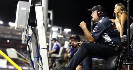 AVONDALE, ARIZONA - NOVEMBER 05: Crew chief Kevin Manion of the #21 MRC Construction Chevrolet, looks on during the NASCAR Camping World Truck Series Lucas Oil 150 at Phoenix Raceway on November 05, 2021 in Avondale, Arizona. (Photo by Jared C. Tilton/Getty Images) | Getty Images