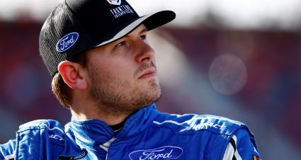 AVONDALE, ARIZONA - NOVEMBER 05: Todd Gilliland, driver of the #38 Frontline Enterprises Inc Ford, waits on the grid during qualifying for the NASCAR Camping World Truck Series Lucas Oil 150 at Phoenix Raceway on November 05, 2021 in Avondale, Arizona. (Photo by Jared C. Tilton/Getty Images) | Getty Images