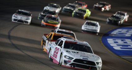AVONDALE, ARIZONA - NOVEMBER 06: Austin Cindric, driver of the #22 CarShop Ford, drives during the NASCAR Xfinity Series Championship at Phoenix Raceway on November 06, 2021 in Avondale, Arizona. (Photo by Sean Gardner/Getty Images) | Getty Images
