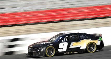 Chase Elliott’s 2021 #9 Chevrolet / Next Gen test scheme Chevrolet paint scheme.