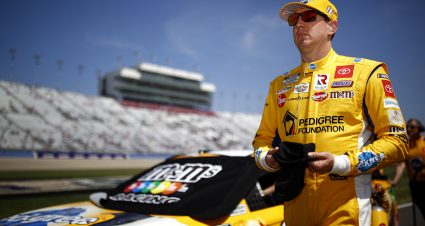 LEBANON, TENNESSEE - JUNE 20: Kyle Busch, driver of the #18 Pedigree Toyota, walks the grid during qualifying for the NASCAR Cup Series Ally 400 at Nashville Superspeedway on June 20, 2021 in Lebanon, Tennessee. (Photo by Jared C. Tilton/Getty Images) | Getty Images
