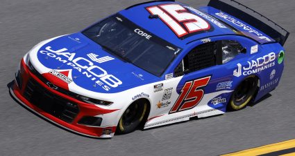 DAYTONA BEACH, FLORIDA - FEBRUARY 10: Derrike Cope, driver of the #15 Jacob Companies Chevrolet, drives during practice for the NASCAR Cup Series 63rd Annual Daytona 500 at Daytona International Speedway on February 10, 2021 in Daytona Beach, Florida. (Photo by Jared C. Tilton/Getty Images) | Getty Images