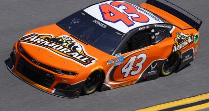 DAYTONA BEACH, FLORIDA - FEBRUARY 10: Erik Jones, driver of the #43 Armor All Chevrolet, drives during practice for the NASCAR Cup Series 63rd Annual Daytona 500 at Daytona International Speedway on February 10, 2021 in Daytona Beach, Florida. (Photo by Jared C. Tilton/Getty Images) | Getty Images