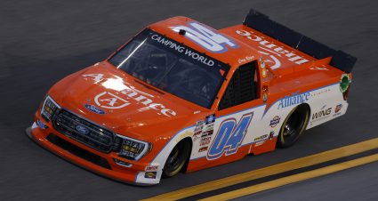 DAYTONA BEACH, FLORIDA - FEBRUARY 11: Cory Roper, driver of the #04 Alliance Aviation Ford, practices for the NASCAR Camping World Truck Series NextEra Energy 250 at Daytona International Speedway on February 11, 2021 in Daytona Beach, Florida. (Photo by Jared C. Tilton/Getty Images) | Getty Images