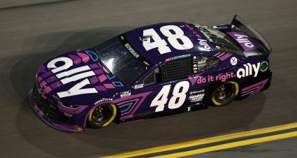 DAYTONA BEACH, FLORIDA - FEBRUARY 11: Alex Bowman, driver of the #48 Ally Chevrolet, drives during the NASCAR Cup Series Bluegreen Vacations Duel #1 at Daytona International Speedway on February 11, 2021 in Daytona Beach, Florida. (Photo by Jared C. Tilton/Getty Images) | Getty Images