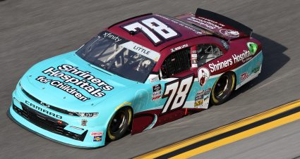 DAYTONA BEACH, FLORIDA - FEBRUARY 12: Jesse Little, driver of the #78 Shriners Hospital 4 Children Chevrolet, practices for the NASCAR Xfinity Series Beef. It's What's For Dinner. 300 at Daytona International Speedway on February 12, 2021 in Daytona Beach, Florida. (Photo by James Gilbert/Getty Images) | Getty Images