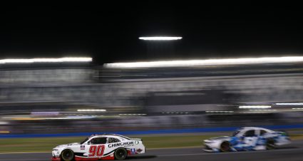 DAYTONA BEACH, FLORIDA - FEBRUARY 20: Preston Pardus, driver of the #90 Chinchor Electric Inc. Chevrolet, drives during the NASCAR Xfinity Super Start Batteries 188 At Daytona Presented by O'Reilly at Daytona International Speedway on February 20, 2021 in Daytona Beach, Florida. (Photo by Brian Lawdermilk/Getty Images) | Getty Images