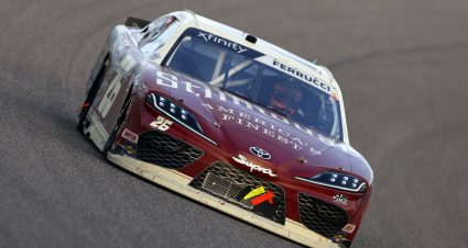 HOMESTEAD, FLORIDA - FEBRUARY 27: Santino Ferrucci, driver of the #26 Stillhouse Whiskey Toyota, drives during the NASCAR Xfinity Series Contender Boats 250 at Homestead-Miami Speedway on February 27, 2021 in Homestead, Florida. (Photo by Michael Reaves/Getty Images) | Getty Images