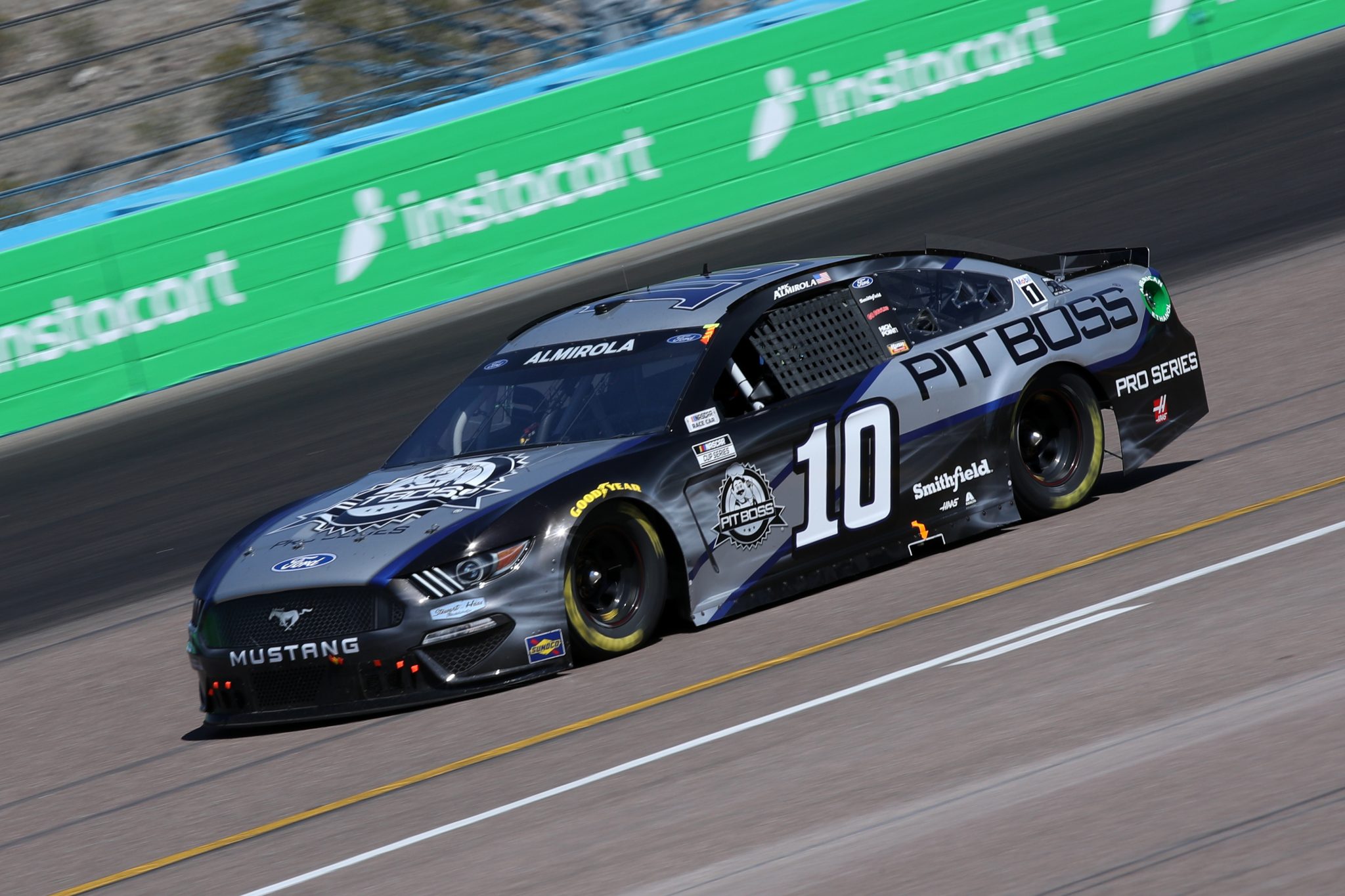 AVONDALE, ARIZONA - MARCH 14: Aric Almirola, driver of the #10 Pit Boss Grills Ford, drives during the NASCAR Cup Series Instacart 500 at Phoenix Raceway on March 14, 2021 in Avondale, Arizona. (Photo by Sean Gardner/Getty Images) | Getty Images