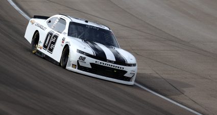 LAS VEGAS, NEVADA - MARCH 06: Brett Moffitt, driver of the #02 Chevrolet, drives during the NASCAR Xfinity Series Alsco Uniforms 300 at The Bullring at Las Vegas Motor Speedway on March 06, 2021 in Las Vegas, Nevada. (Photo by Abbie Parr/Getty Images) | Getty Images