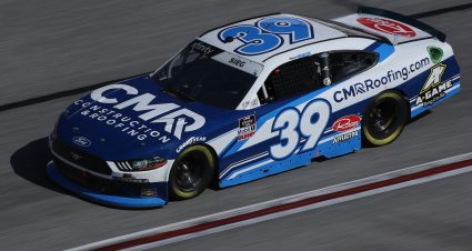 HAMPTON, GEORGIA - MARCH 20: Ryan Sieg, driver of the #39 CMR Construction & Roofing Ford, drives during the NASCAR Xfinity Series EchoPark 250 at Atlanta Motor Speedway on March 20, 2021 in Hampton, Georgia. (Photo by Sean Gardner/Getty Images) | Getty Images