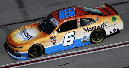 HAMPTON, GEORGIA - MARCH 20: Ryan Vargas, driver of the #6 MaintenX Chevrolet, drives during the NASCAR Xfinity Series EchoPark 250 at Atlanta Motor Speedway on March 20, 2021 in Hampton, Georgia. (Photo by Sean Gardner/Getty Images) | Getty Images