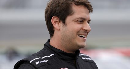 DAYTONA BEACH, FLORIDA - FEBRUARY 13: Landon Cassill, driver of the #4 Blue Emu Chevrolet, waits on the grid prior to the NASCAR Xfinity Series Beef. It's What's For Dinner. 300 at Daytona International Speedway on February 13, 2021 in Daytona Beach, Florida. (Photo by Jared C. Tilton/Getty Images) | Getty Images