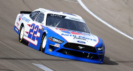 LAS VEGAS, NEVADA - MARCH 06: Austin Cindric, driver of the #22 Carquest Auto Parts Ford, drives during the NASCAR Xfinity Series Alsco Uniforms 300 at The Bullring at Las Vegas Motor Speedway on March 06, 2021 in Las Vegas, Nevada. (Photo by Abbie Parr/Getty Images) | Getty Images