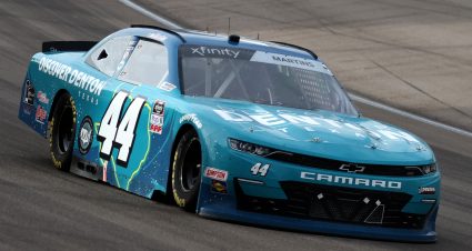 LAS VEGAS, NEVADA - MARCH 06: Tommy Joe Martins, driver of the #44 Discover Denton Texas Chevrolet, drives during the NASCAR Xfinity Series Alsco Uniforms 300 at The Bullring at Las Vegas Motor Speedway on March 06, 2021 in Las Vegas, Nevada. (Photo by Abbie Parr/Getty Images) | Getty Images