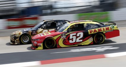 MARTINSVILLE, VIRGINIA - APRIL 11: Gray Gaulding, driver of the #52 Panini America Chevrolet, drives during the NASCAR Xfinity Series Cook Out 250 at Martinsville Speedway on April 11, 2021 in Martinsville, Virginia. (Photo by Brian Lawdermilk/Getty Images) | Getty Images