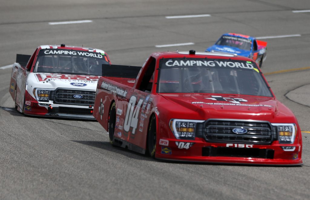 RICHMOND, VIRGINIA - APRIL 17: Cory Roper, driver of the #04 Prefereed Industrial Contractors Ford, drives during the NASCAR Camping World Truck Series ToyotaCare 250 at Richmond Raceway on April 17, 2021 in Richmond, Virginia. (Photo by Brian Lawdermilk/Getty Images) | Getty Images
