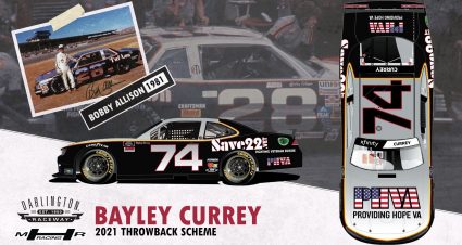 2021 NASCAR Xfinity Series #74 Bayley Currey paint scheme