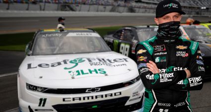 DAYTONA BEACH, FLORIDA - FEBRUARY 13: Justin Haley, driver of the #11 LeafFilter Gutter Protection Chevrolet, waits on the grid prior to the NASCAR Xfinity Series Beef. It's What's For Dinner. 300 at Daytona International Speedway on February 13, 2021 in Daytona Beach, Florida. (Photo by Chris Graythen/Getty Images) | Getty Images