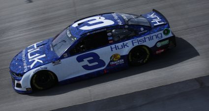 DOVER, DELAWARE - MAY 16: Austin Dillon, driver of the #3 Huk Performance Fishing Chevrolet, races during the NASCAR Cup Series Drydene 400 at Dover International Speedway on May 16, 2021 in Dover, Delaware. (Photo by Sean Gardner/Getty Images) | Getty Images