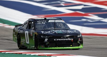 AUSTIN, TEXAS - MAY 21: Jeffrey Earnhardt, driver of the #0 ForeverLawn Chevrolet, drives during practice for the NASCAR Xfinity Series Pit Boss 250 at Circuit of The Americas on May 21, 2021 in Austin, Texas. (Photo by Chris Graythen/Getty Images) | Getty Images