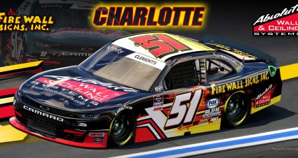 Jeremy Clements Charlotte Paint Scheme
