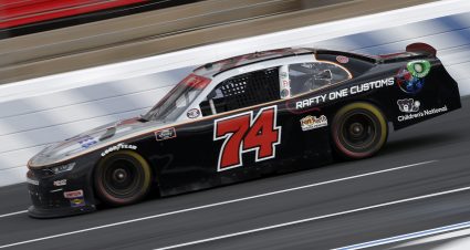 CONCORD, NORTH CAROLINA - MAY 28: Bayley Currey, driver of the #74 Chevrolet, drives during practice for the NASCAR Xfinity Series Alsco Uniforms 300 at Charlotte Motor Speedway on May 28, 2021 in Concord, North Carolina. (Photo by Maddie Meyer/Getty Images) | Getty Images