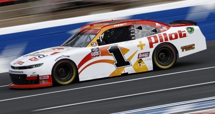CONCORD, NORTH CAROLINA - MAY 28: Michael Annett, driver of the #1 Pilot Flying J myRewards Plus Chevrolet, drives during practice for the NASCAR Xfinity Series Alsco Uniforms 300 at Charlotte Motor Speedway on May 28, 2021 in Concord, North Carolina. (Photo by Maddie Meyer/Getty Images) | Getty Images