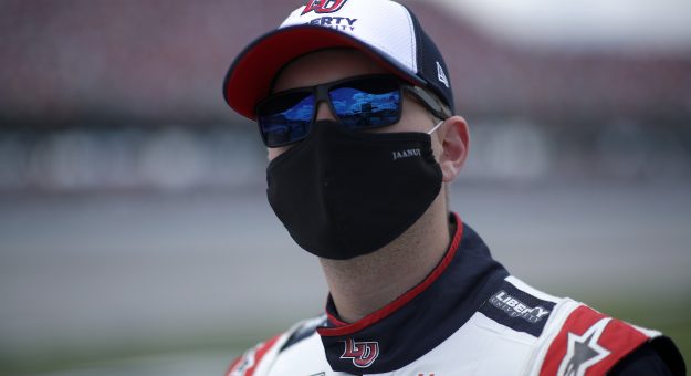 TALLADEGA, ALABAMA - APRIL 25: William Byron, driver of the #24 Liberty University Chevrolet, waits on the grid prior to the NASCAR Cup Series  GEICO 500 at Talladega Superspeedway on April 25, 2021 in Talladega, Alabama. (Photo by Sean Gardner/Getty Images) | Getty Images