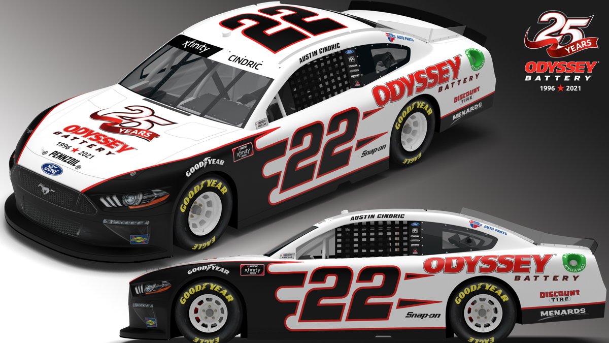 Austin Cindric Odyssey Battery