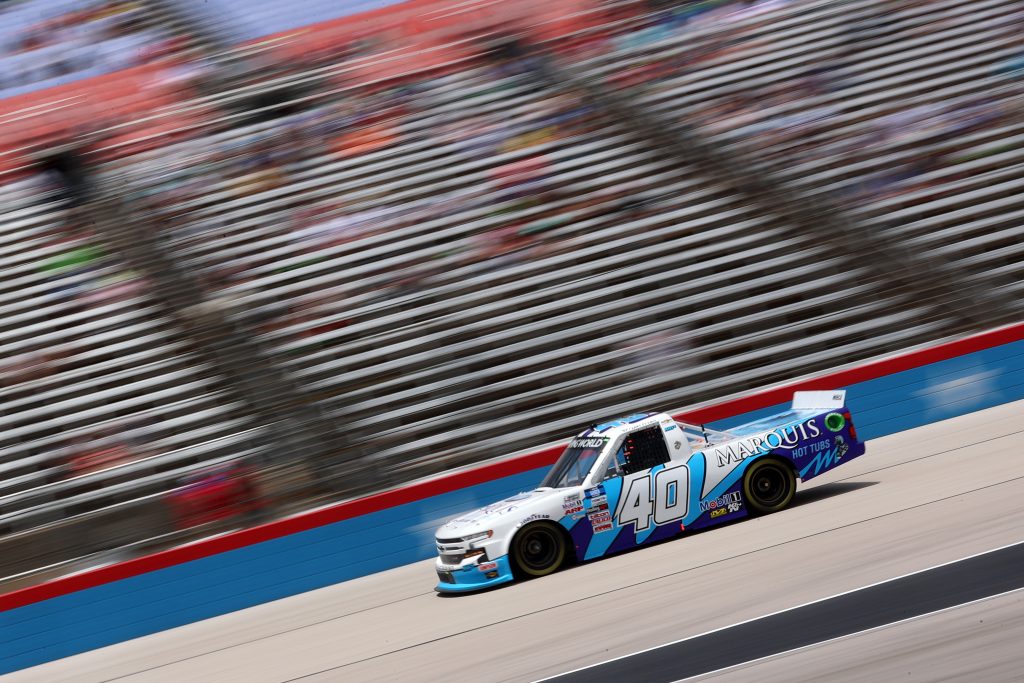FORT WORTH, TEXAS - JUNE 12: Ryan Truex, driver of the #40 Marquis Spas Chevrolet, drives during the NASCAR Camping World Truck Series SpeedyCash.com 220 at Texas Motor Speedway on June 12, 2021 in Fort Worth, Texas. (Photo by Carmen Mandato/Getty Images) | Getty Images
