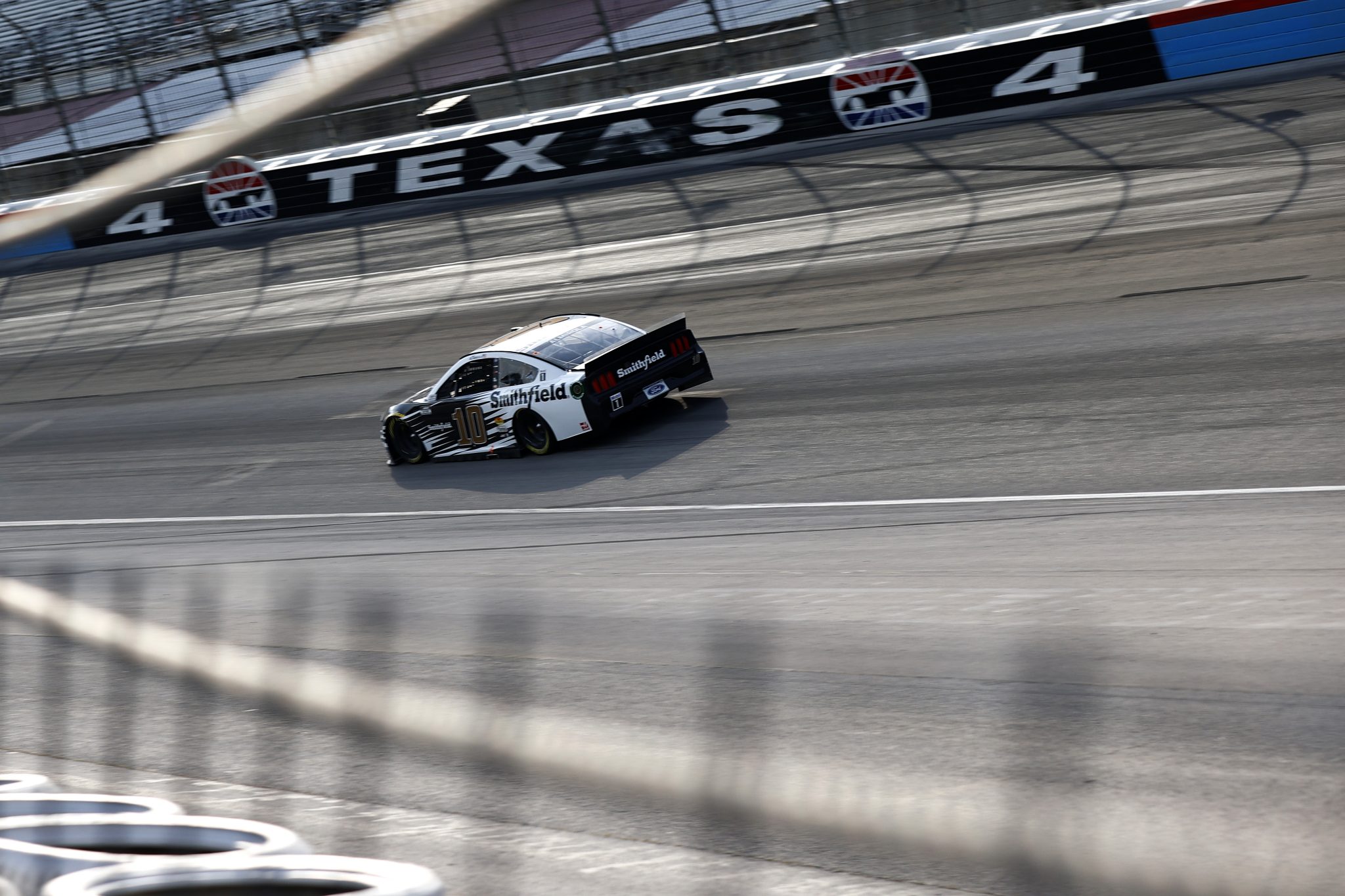 FORT WORTH, TEXAS - JUNE 13: Aric Almirola, driver of the #10 Smithfield Ford, drives during the NASCAR All-Star Open at Texas Motor Speedway on June 13, 2021 in Fort Worth, Texas. (Photo by Jared C. Tilton/Getty Images) | Getty Images