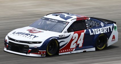 William Byron’s 2021 #24 Liberty University Chevrolet paint scheme.