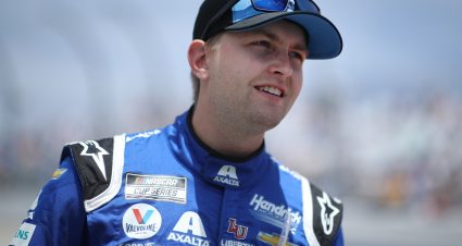 DOVER, DELAWARE - MAY 16: William Byron, driver of the #24 Axalta Chevrolet, walks on the grid during the NASCAR Cup Series Drydene 400 at Dover International Speedway on May 16, 2021 in Dover, Delaware. (Photo by Sean Gardner/Getty Images) | Getty Images