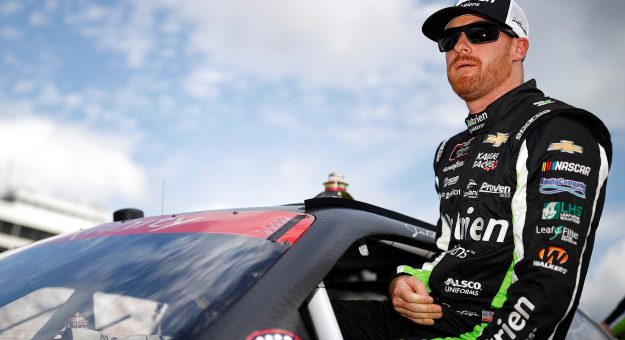 CONCORD, NORTH CAROLINA - MAY 29: Jeb Burton, driver of the #10 Nutrien Ag Solutions Chevrolet, enters his car during qualifying for the NASCAR Xfinity Series Alsco Uniforms 300 at Charlotte Motor Speedway on May 29, 2021 in Concord, North Carolina. (Photo by Jared C. Tilton/Getty Images) | Getty Images