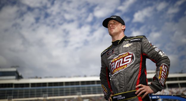 CONCORD, NORTH CAROLINA - MAY 29: Brandon Brown, driver of the #68 Brandonbilt Foundations Chevrolet, waits on the grid during qualifying for the NASCAR Xfinity Series Alsco Uniforms at Charlotte Motor Speedway on May 29, 2021 in Concord, North Carolina. (Photo by Jared C. Tilton/Getty Images) | Getty Images
