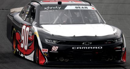 LOUDON, NEW HAMPSHIRE - JULY 17: Dexter Bean, driver of the #90 DGM Racing Chevrolet, drives during the NASCAR Xfinity Series Ambetter Get Vaccinated 200 at New Hampshire Motor Speedway on July 17, 2021 in Loudon, New Hampshire. (Photo by James Gilbert/Getty Images) | Getty Images