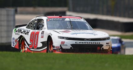 ELKHART LAKE, WISCONSIN - JULY 03: Preston Pardus, driver of the #90 Chinchor Electric/Danus Chevrolet, drives during the NASCAR Xfinity Series Henry 180 at Road America on July 03, 2021 in Elkhart Lake, Wisconsin. (Photo by James Gilbert/Getty Images) | Getty Images