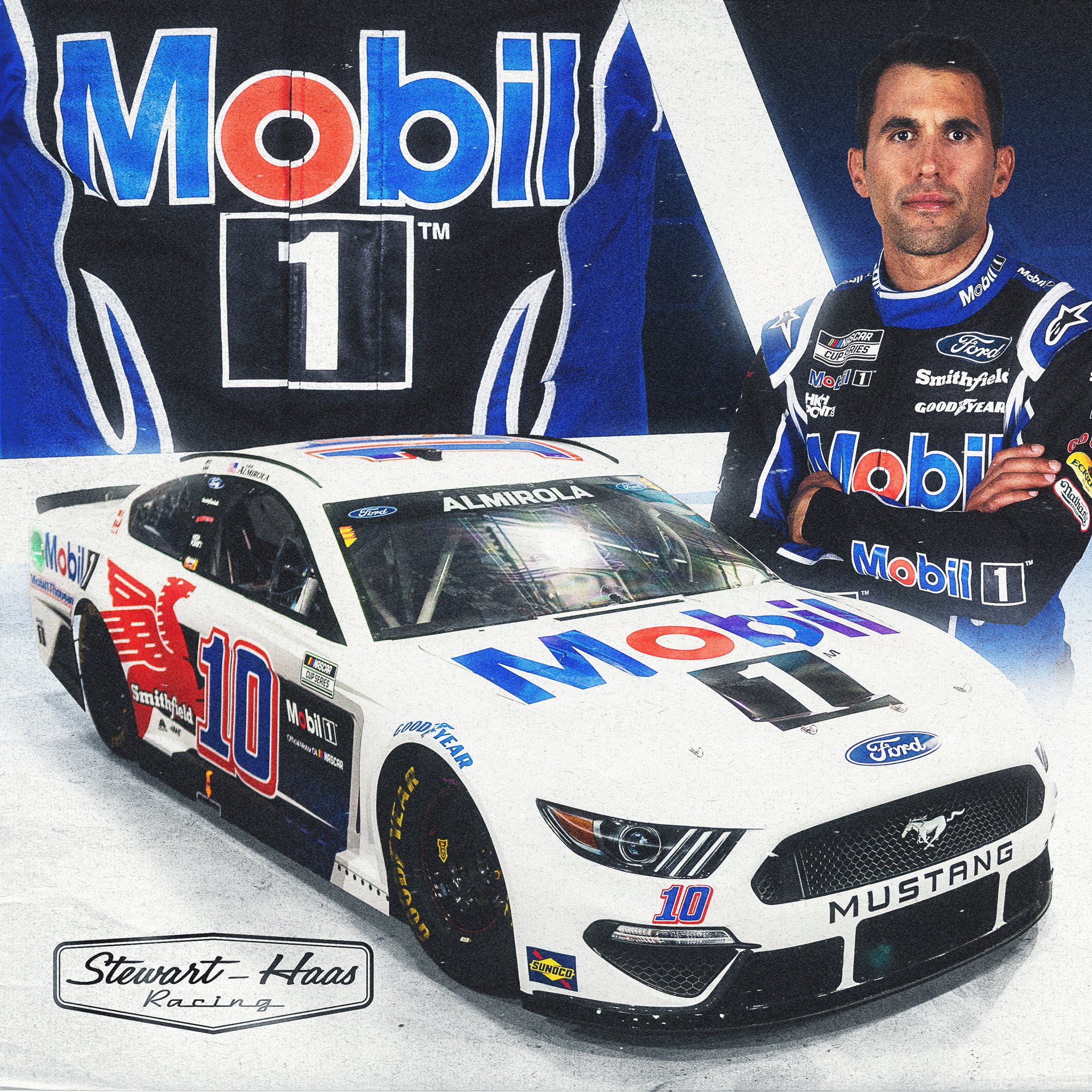 Aric Almirola Mobil 1