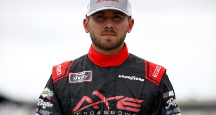 LOUDON, NEW HAMPSHIRE - JULY 17:  Kyle Weatherman, driver of the #47 Axe Crossbows Chevrolet, walks the grid prior to the NASCAR Xfinity Series Ambetter Get Vaccinated 200 at New Hampshire Motor Speedway on July 17, 2021 in Loudon, New Hampshire. (Photo by Jared C. Tilton/Getty Images) | Getty Images