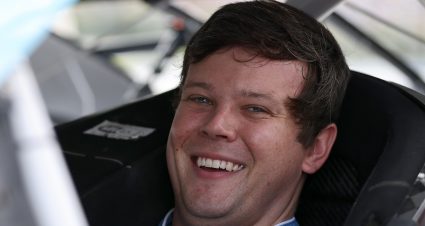 LONG POND, PENNSYLVANIA - JUNE 26: Erik Jones, driver of the #43 Medallion Bank Chevrolet, sits in his car on the grid prior to the NASCAR Cup Series Pocono Organics CBD 325 at Pocono Raceway on June 26, 2021 in Long Pond, Pennsylvania. (Photo by James Gilbert/Getty Images) | Getty Images