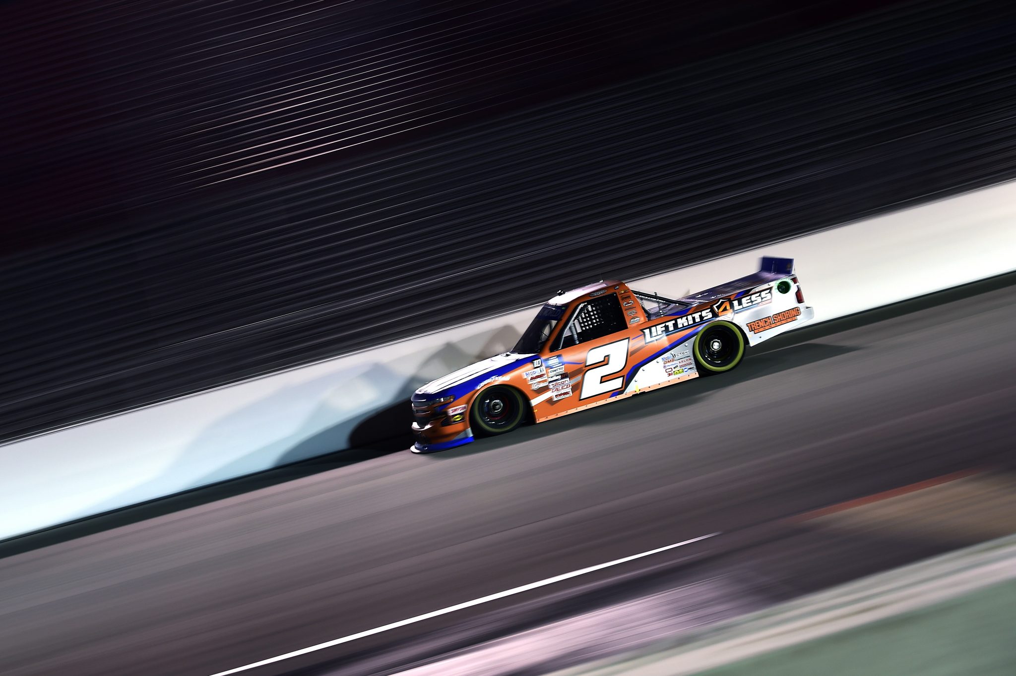 MADISON, ILLINOIS - AUGUST 20: Sheldon Creed, driver of the #2 Liftkits4less.com Chevrolet, drives during the NASCAR Camping World Truck Series Toyota 200 presented by CK Power at Gateway Motorsports Park on August 20, 2021 in Madison, Illinois. (Photo by Jeff Curry/Getty Images) | Getty Images