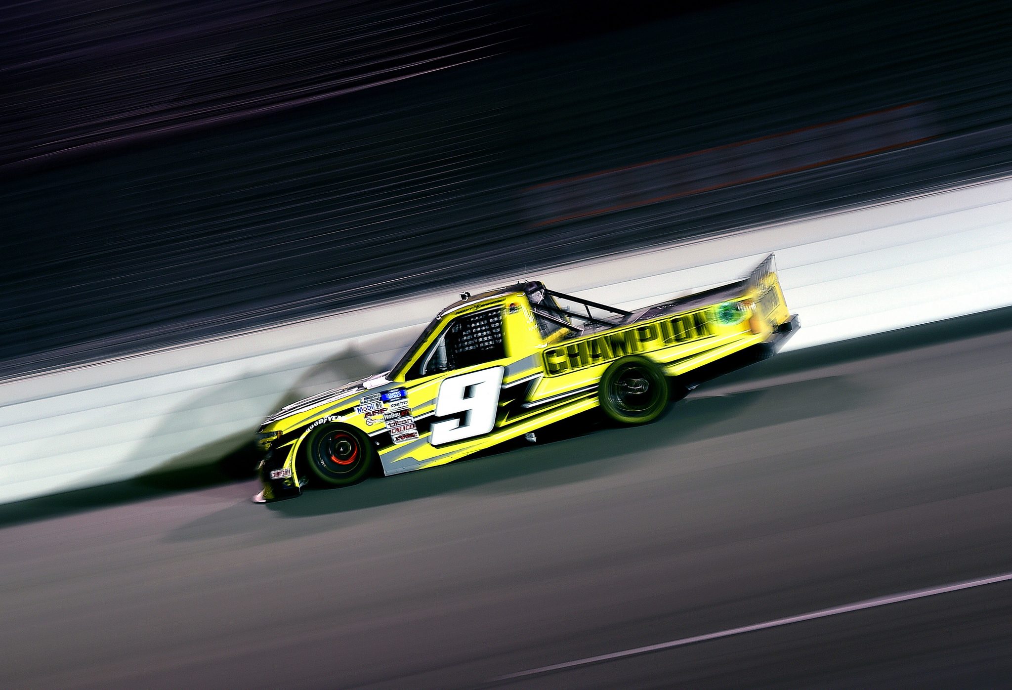 MADISON, ILLINOIS - AUGUST 20: Grant Enfinger, driver of the #9 Champion Power Equipment Chevrolet, drives during the NASCAR Camping World Truck Series Toyota 200 presented by CK Power at Gateway Motorsports Park on August 20, 2021 in Madison, Illinois. (Photo by Jeff Curry/Getty Images) | Getty Images