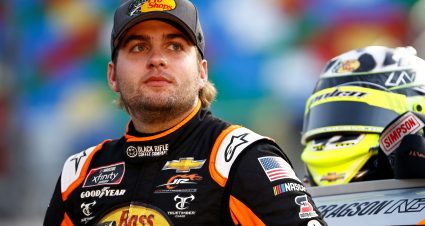 DAYTONA BEACH, FLORIDA - AUGUST 27: Noah Gragson, driver of the #9 Bass Pro Shops/TrueTimber/BRCC Chevrolet, waits on the grid prior to the NASCAR Xfinity Series Wawa 250 at Daytona International Speedway on August 27, 2021 in Daytona Beach, Florida. (Photo by Jared C. Tilton/Getty Images) | Getty Images
