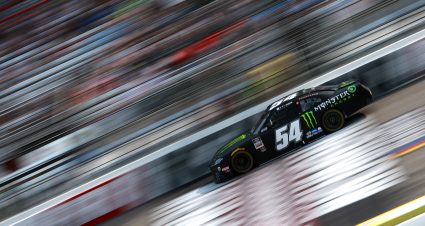 Ty Gibbs’s 2021 #54 Monster Energy Toyota paint scheme.