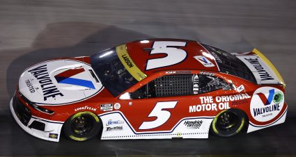 Kyle Larson’s 2021 #5 Valvoline Chevrolet paint scheme.