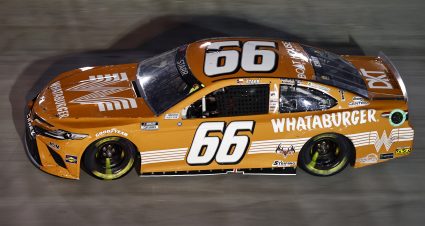BRISTOL, TENNESSEE - SEPTEMBER 18: David Starr, driver of the #66 Whataburger Toyota, drives during the NASCAR Cup Series Bass Pro Shops Night Race at Bristol Motor Speedway on September 18, 2021 in Bristol, Tennessee. (Photo by Jared C. Tilton/Getty Images) | Getty Images